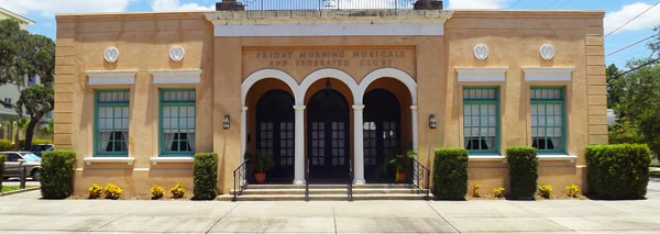 Front View of Friday Morning Musicale Building